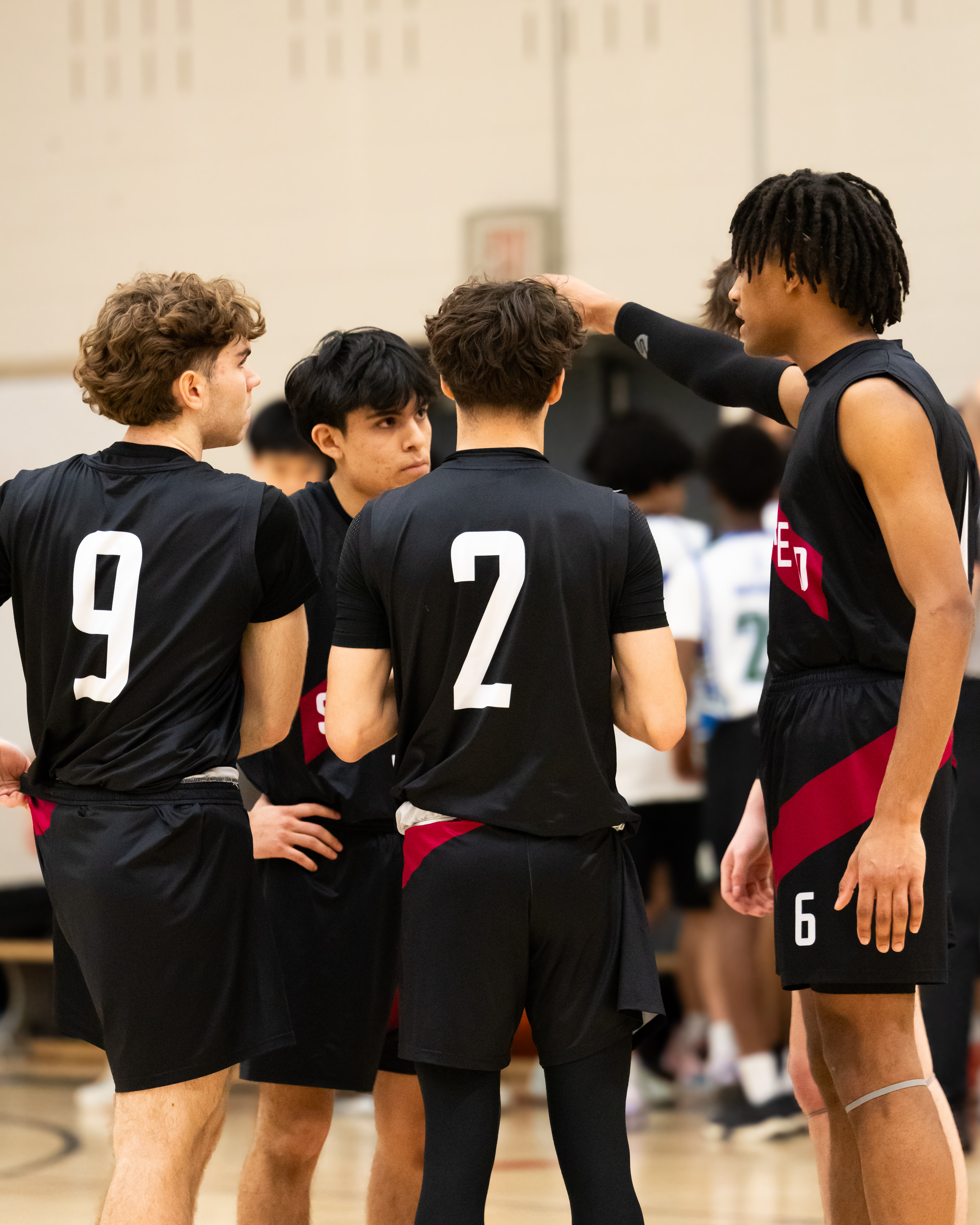 Athlete celebrating a tournament win at an indoor sports facility in Ontario